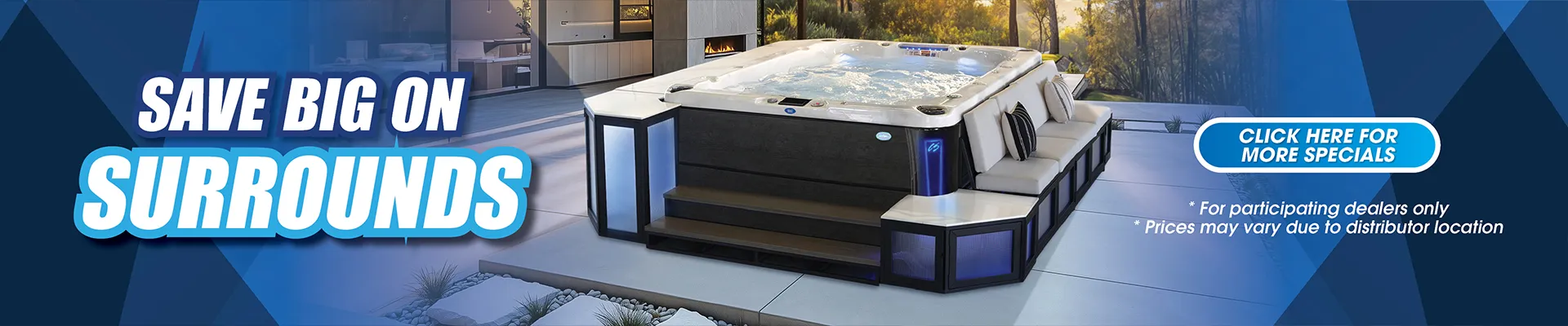 Calspas hot tub being used in a family setting - Highpoint