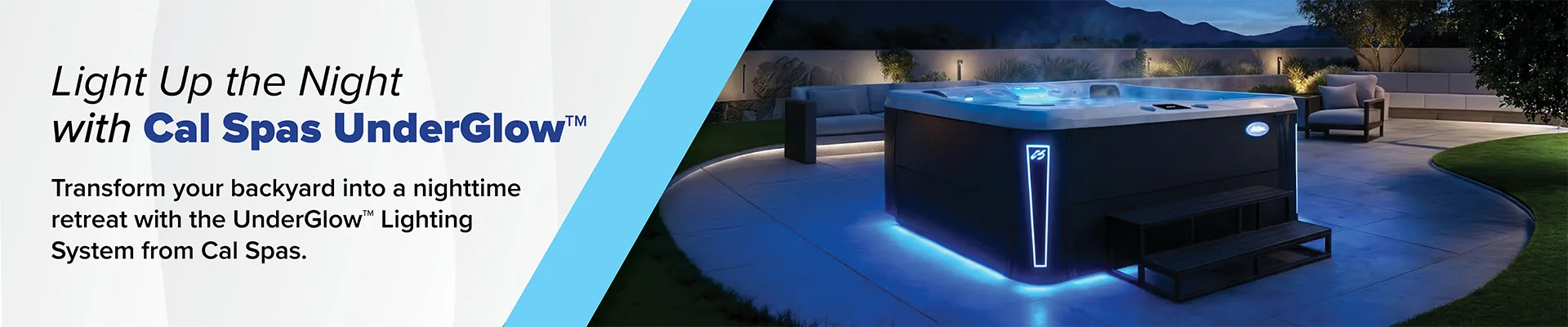 Calspas hot tub being used in a family setting - Highpoint