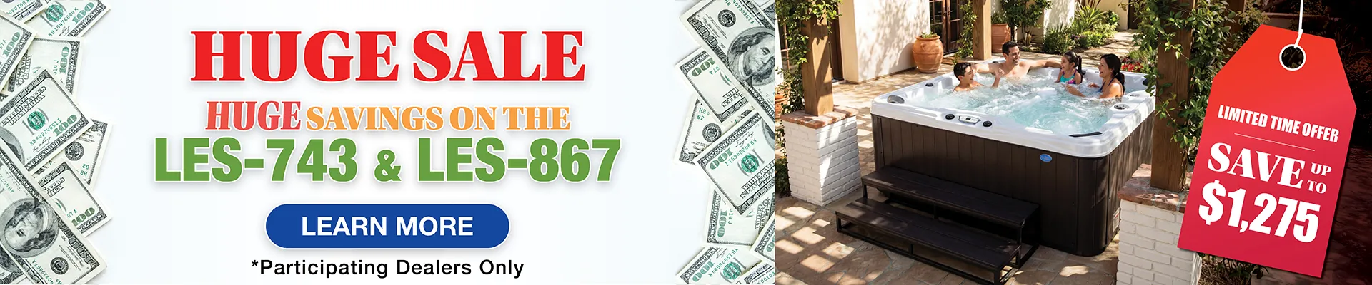 Calspas hot tub being used in a family setting - Highpoint